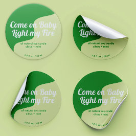 Light My Fire Modern Product Label Runder Aufkleber