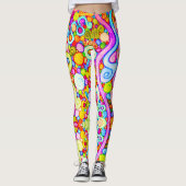 Light Neon Coils Leggings (Vorderseite)
