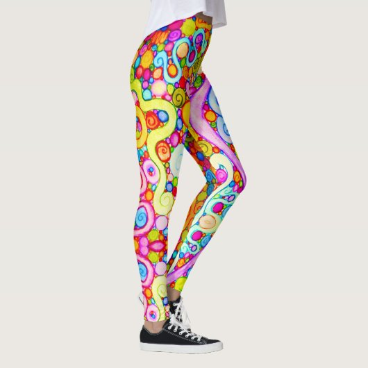 Light Neon Coils Leggings (Rechts)