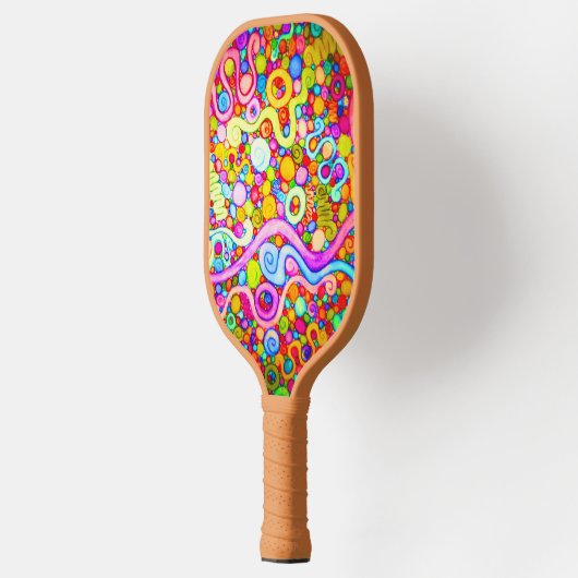 Light Neon Coils Pickleball Schläger (Links)