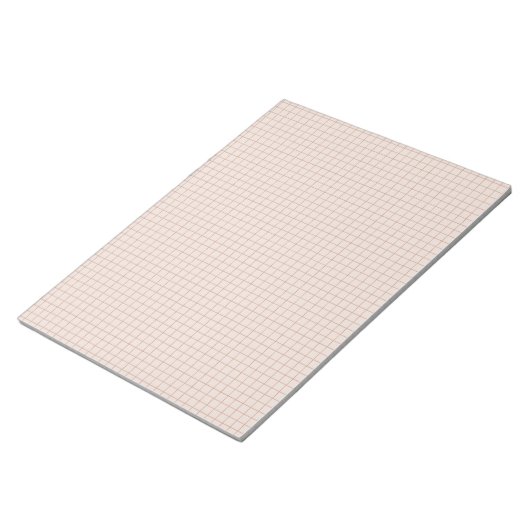 Light Neutral Grid Notepad Notizblock (angewinkelt)