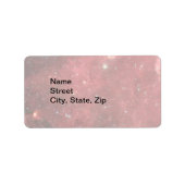 Light North America Nebula Infrared, ZGOS, Anschri Adressaufkleber (Vorne)