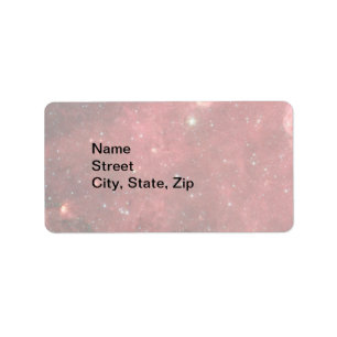 Light North America Nebula Infrared, ZGOS, Anschri Adressaufkleber