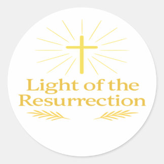 Light of Christ Sticker for Candle Gifts | Easter