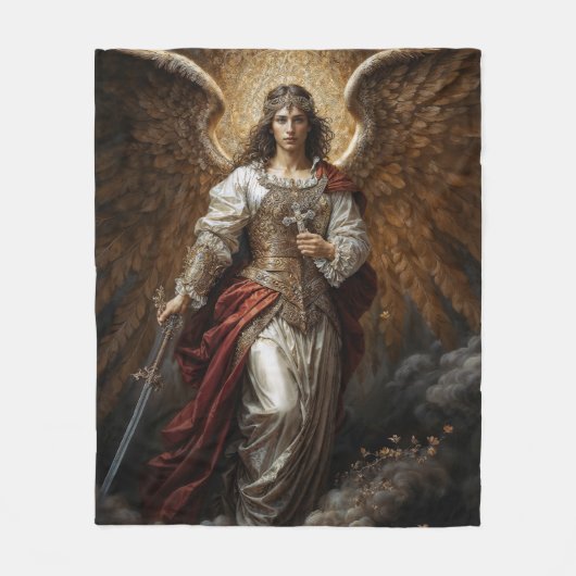 Light of Divine Order, Archangel Michael Fleecedecke (Vorderseite)