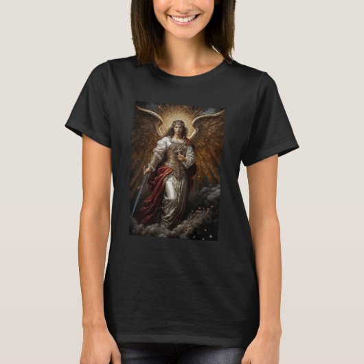 Light of Divine Order, Archangel Michael T-Shirt (Vorderseite)