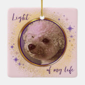 Light of My Life Keramikornament (Rückseite)