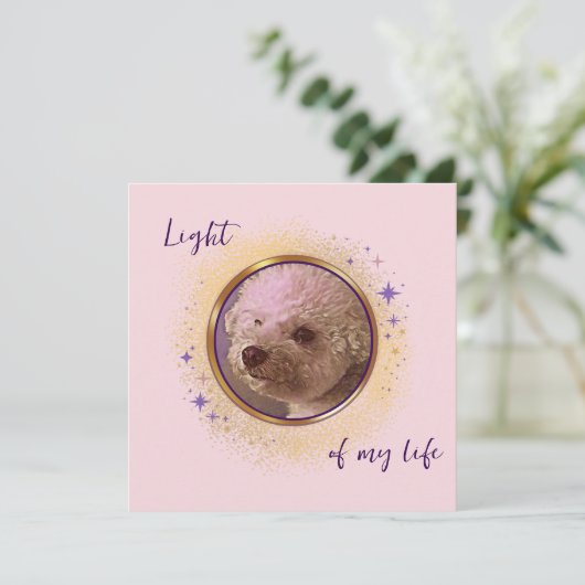 Light of My Light Card (Stehend Vorderseite)