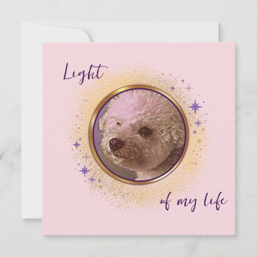Light of My Light Card (Vorderseite)