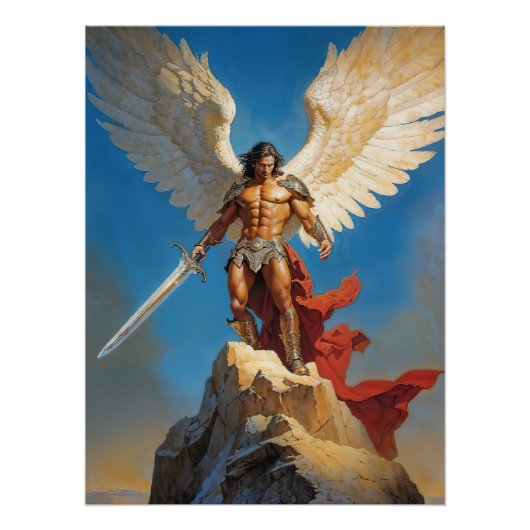 Light of the Seven Heavens Archangel Michael Poster (Vorderseite)