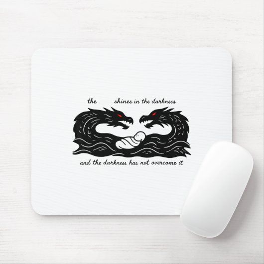 Light Of The World Baby Jesus Christian Design Mousepad (Mit Mouse)