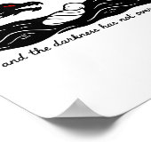 Light Of The World Baby Jesus Christian Design Poster (Ecke)