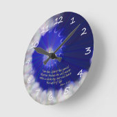 Light Of The World Runde Wanduhr (Winkel)