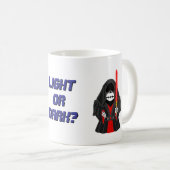 "Light or Dark" Avatar Classic Tasse, 11 oz Kaffeetasse (VorderseiteRechts)