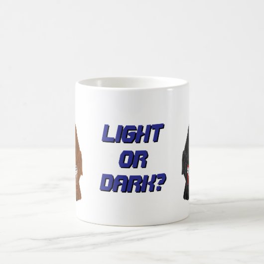 "Light or Dark" Avatar Classic Tasse, 11 oz Kaffeetasse (Mittel)