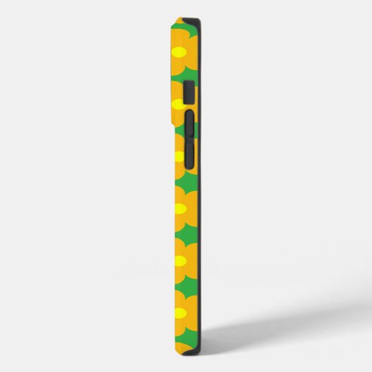 Light Orange Blume Case-Mate iPhone Hülle (Rückseite / Links)