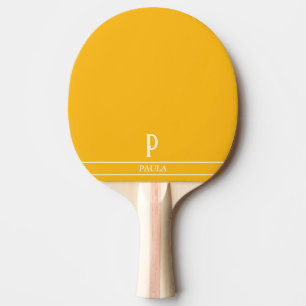 Light Orange Mit Monogramm Ping Pong Paddle Tischtennis Schläger