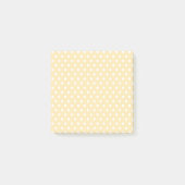 Light Orange Polka Dots Postit Notes Post-it Klebezettel (Vorderseite)