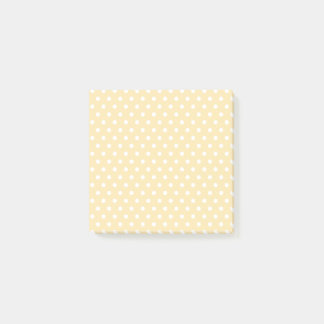 Light Orange Polka Dots Postit Notes Post-it Klebezettel