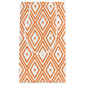 Light Orange und White Diamonds Kleine Geschenktüte (Vorderseite)
