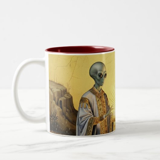 Light Orb Encounter - Mug Zweifarbige Tasse (Links)