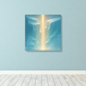 Light Over the Glacier Leinwanddruck (Insitu (Holzboden))