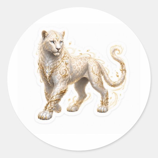 Light Panther Sticker (Vorderseite)