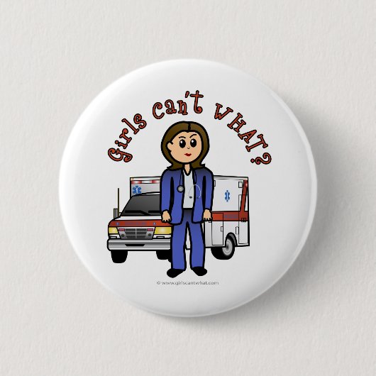 Light Paramedic Girl Button (Vorderseite)