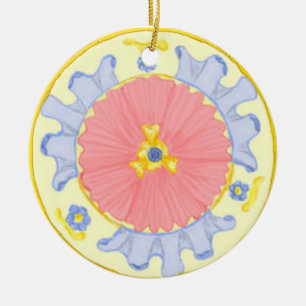 Light Passion Bloral Mediterrane Runddekoration Keramikornament