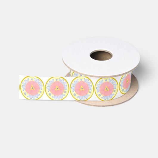 Light Passion Blume Medallion Band Satinband (Spule)