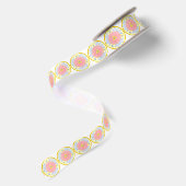 Light Passion Blume Medallion Band Satinband (Rückseite)