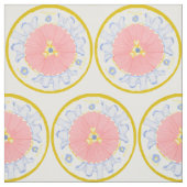 Light Passion Blume Medallion Gewebe Stoff (Muster)