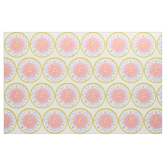 Light Passion Blume Medallion Gewebe Stoff (Fat Quarter (45,7 x 55,9 cm))