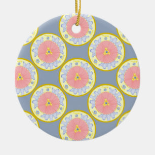 Light Passion Blume Teller Muster Ornament