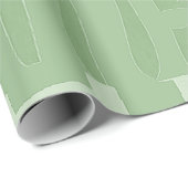 Light Pastel Afrocentric Oversized Motif Wrapping Geschenkpapier (Rolleneckpunkt)