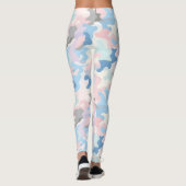 Light Pastel Camouflage Leggings (Rückseite)
