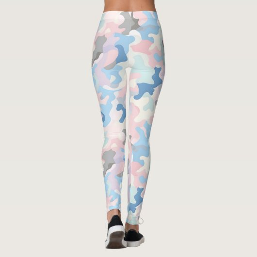 Light Pastel Camouflage Leggings (Rückseite)