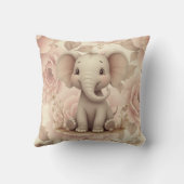 Light Pastel Floral Kissen (Rückseite)