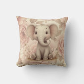 Light Pastel Floral Kissen (Vorderseite)