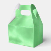 Light Pastel Green Clouds Foto Geschenkschachtel (Rückseite)