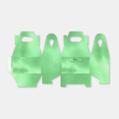 Light Pastel Green Clouds Foto Geschenkschachtel (Ungefaltet)