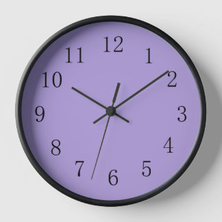 Light Pastel Lila Kitchenwall Clock Uhr