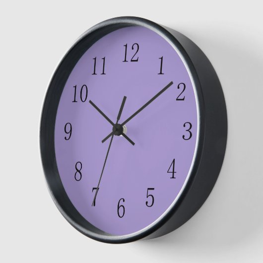 Light Pastel Lila Kitchenwall Clock Uhr (Winkel)