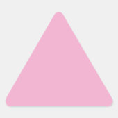 Light Pastell Pink Triangle Sticker (Vorderseite)