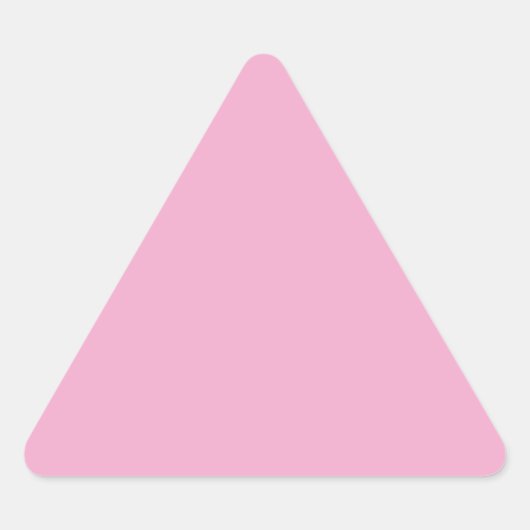 Light Pastell Pink Triangle Sticker (Vorderseite)