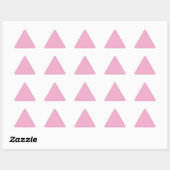 Light Pastell Pink Triangle Sticker (Blatt)