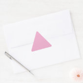 Light Pastell Pink Triangle Sticker (Umschlag)