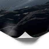 Light Path Across the Sea Poster (Ecke)