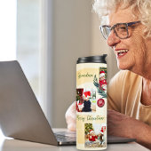 Light Peach 6 Foto Template Weihnachten Thermosbecher