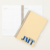 Light Peach and Blue Monogram 2026 Planner Planer (Anzeige)